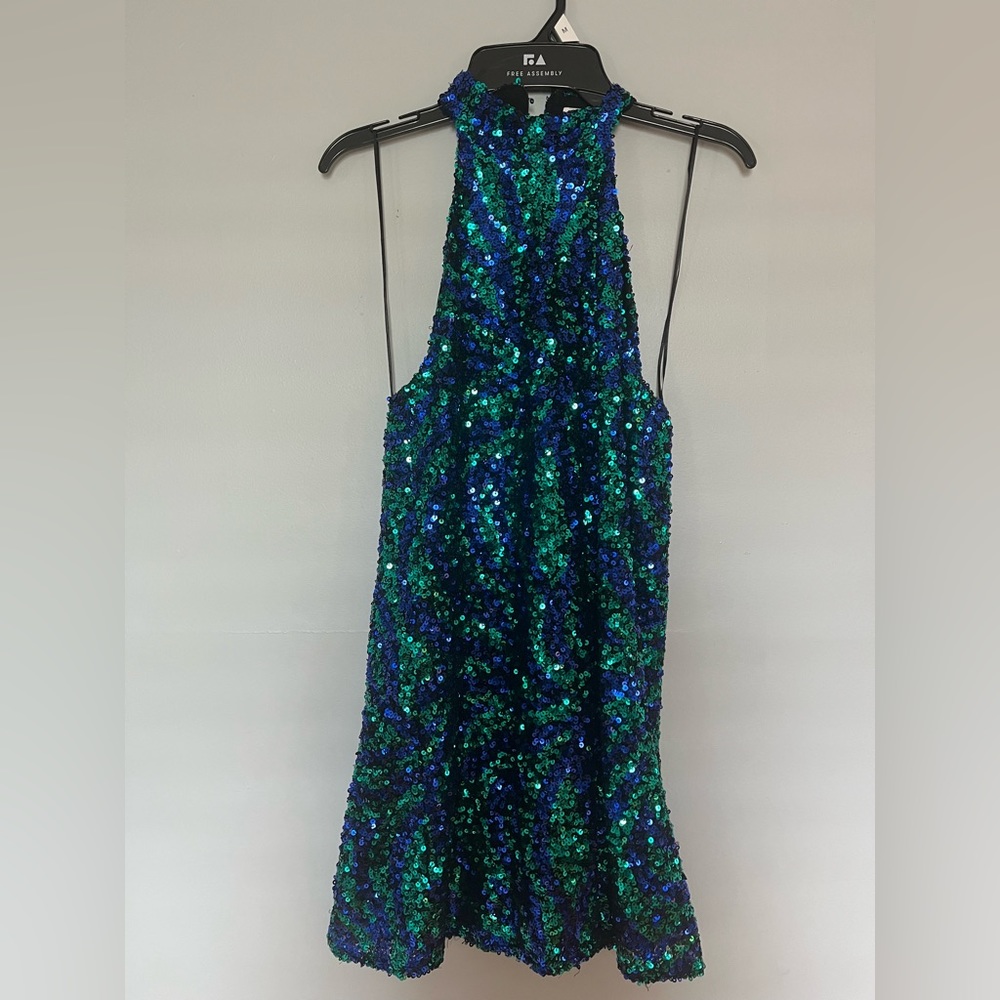 Zara retro sequin dress